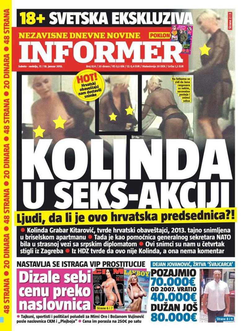 Illustration for article titled Esta no es la presidenta de Croacia en bikini, son modelos que han usado para un falso viral